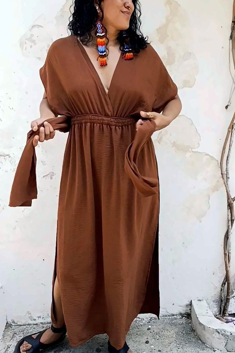 Detalle del Vestido Menta con su lazo